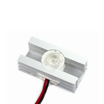 High Power LED Module with Aluminum Heatsink and Optical Lens