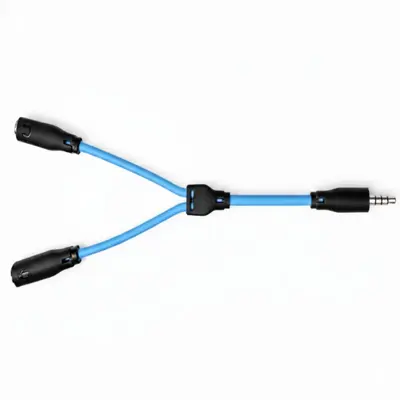 Custom Audio Splitter Cable Headset & Mic Integration.