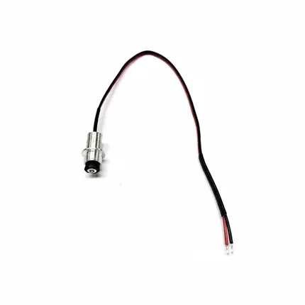 Threaded panel mount magnetic cable
