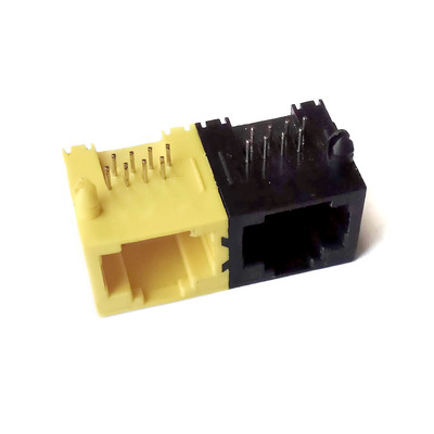 2-8P8C joint front connector