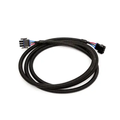 Black PVC Flexible Corrugated Conduit Wire Harness
