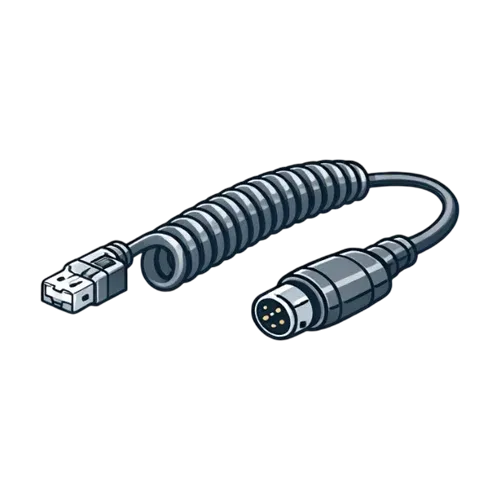Coiled Cable, spring wire cable, telephone cable